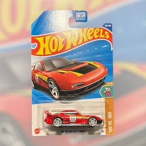 Mattel Hot Wheels '95 Mazda RX-7 Drift Red and Black Toy Car
